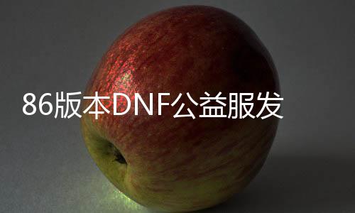 86版本DNF公益服发布网正规吗（dnf公益服发布网官网）