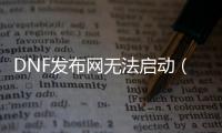 DNF发布网无法启动（dnf无法启动游戏win10）