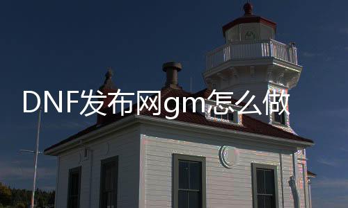 DNF发布网gm怎么做武器（dnf gm工具怎么用）