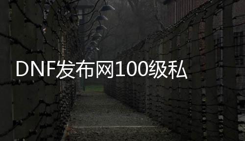 DNF发布网100级私服女格斗（DNF发布网女格斗100版本什么职业强）